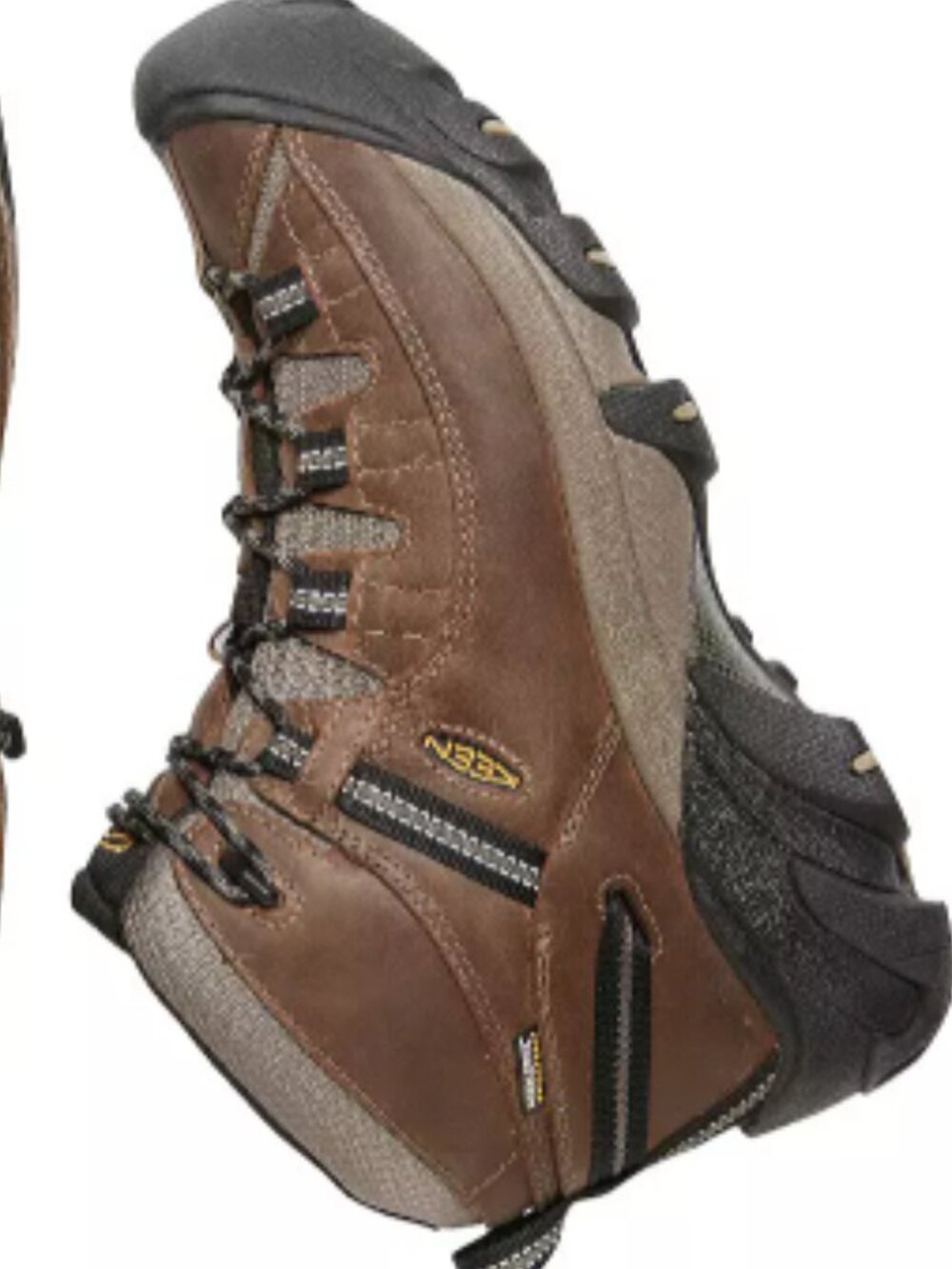 KEEN Men’s 8 Brown Waterproof Hiking Boots - Like New - Free Shipping - Picture 15 of 16